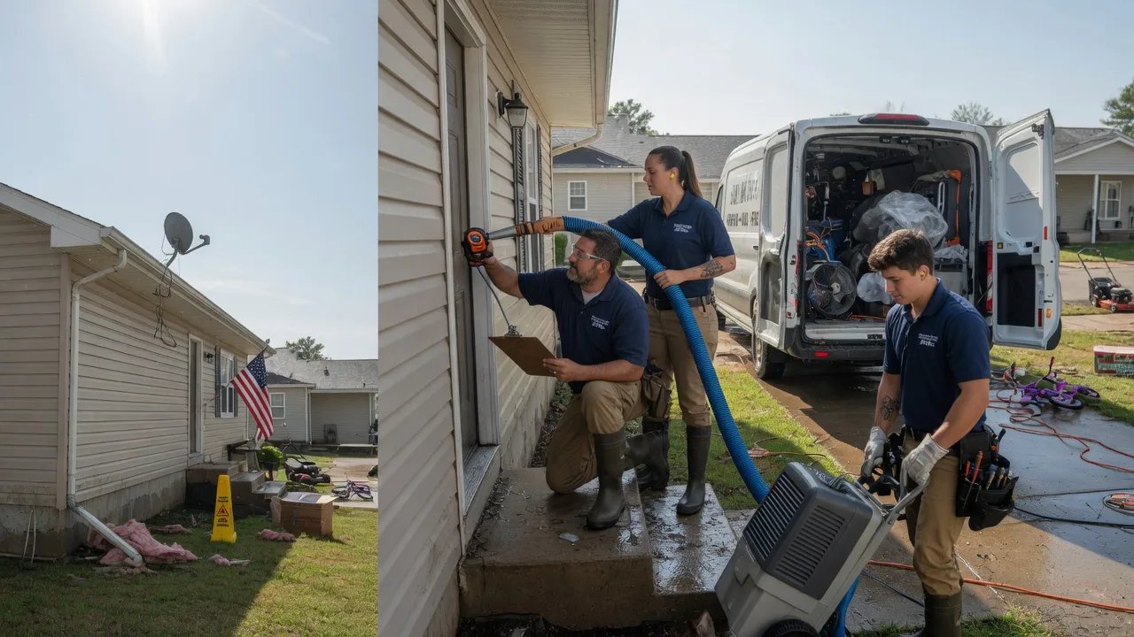 Ceiling Water Damage Restoration in Warsaw, OH near me